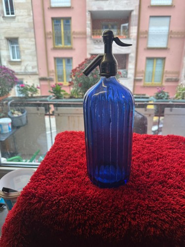Alte blaue sodaflasche - blaue,