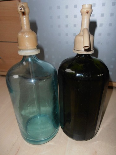 Alte siphonflaschen deko - x,