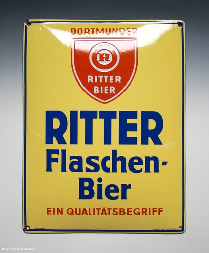 Top brauerei emailschild - top,