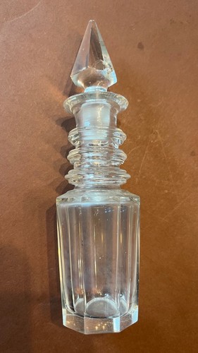 Alte glas karaffe mit stopfen - alte,