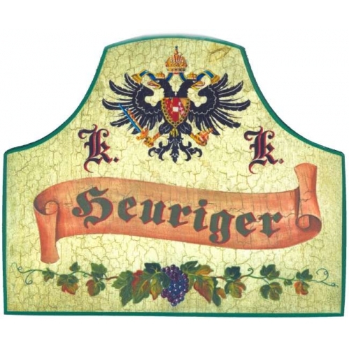 Heuriger nostalgieschild - heuriger,