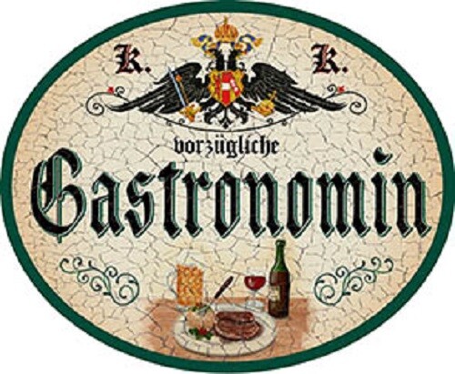 Gastronomin nostalgieschild - gastronomin,
