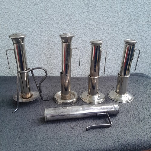 Vintage bierwärmer chrom - 5x,
