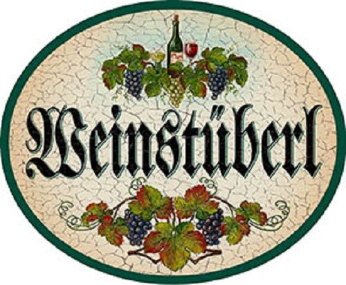 Weinstüberl nostalgieschild - +,