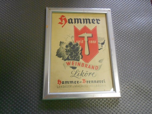 Hammer weinbrand alte - alte, reklame