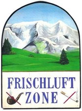 Frischluftzone Nostalgieschild