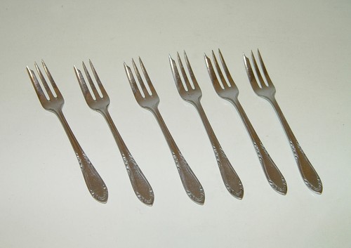 Kuchengabeln chrom schönes - chrom,