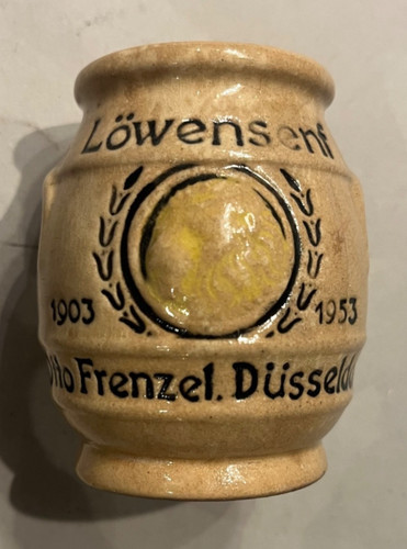 Altes löwen senf keramik - altes,