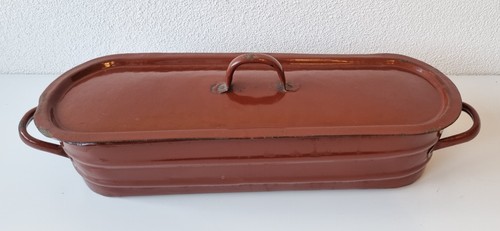 Toller rotbraun emaillierter