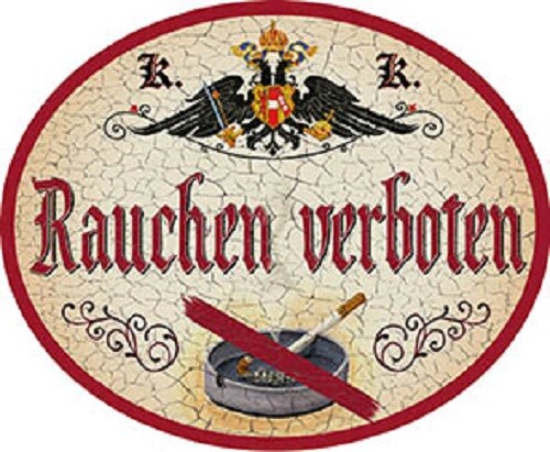Rauchen verboten - , +