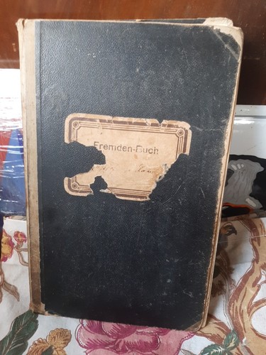 Fremdenbuch gast reisen - fremdenbuch, dr